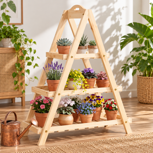 3-Tier Wooden Plant Stand